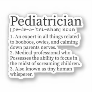 Paediatrician Definition, Gift for Paediatrician