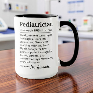 Paediatrician Definition Personalised Appreciation Mug