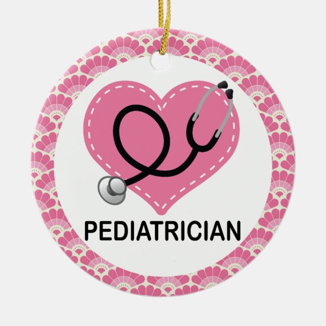 Paediatrician Gift Ornament (Front)
