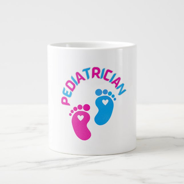 Paediatrician, paediatrician doctor, child doctor, large coffee mug (Front)