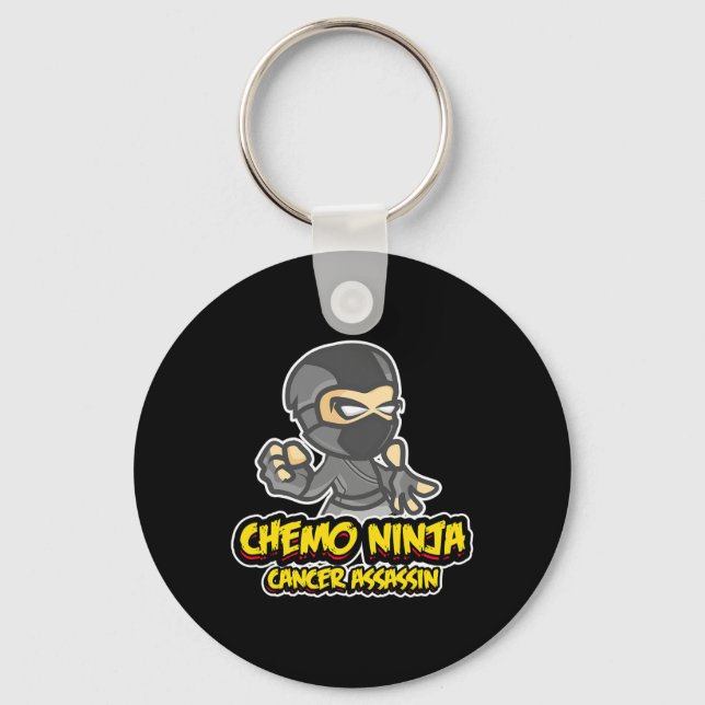 Paediatrics Cancer Awareness Childhood Gifts Chemo Key Ring (Front)