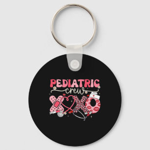 Paediatrics Crew Nurse Valentine Leopard Crew Peds Key Ring