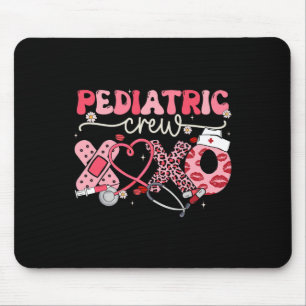 Paediatrics Crew Nurse Valentine Leopard Crew Peds Mouse Mat