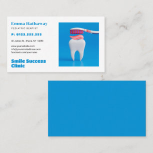 Paediatrics Dentist Dental Practice Business Card