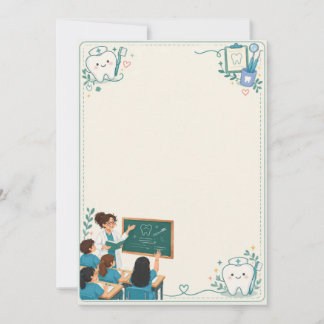 Paediatrics Dentistry Certificate of Bravery Boho Holiday Card