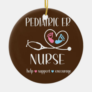 Paediatrics ER Nurse Appreciation Paediatrics Ceramic Tree Decoration