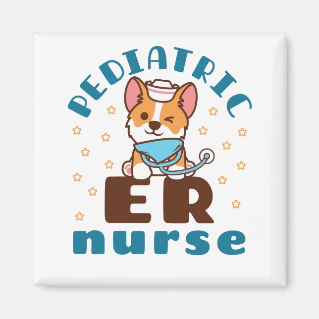 Paediatrics ER Nurse Magnet (Front)