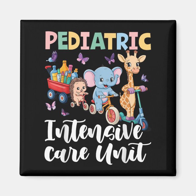 Paediatrics Intensive Care Unit Cute Animals Groov Magnet (Front)