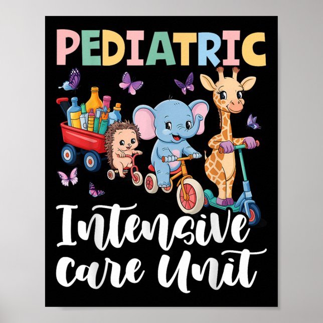 Paediatrics Intensive Care Unit Cute Animals Groov Poster (Front)