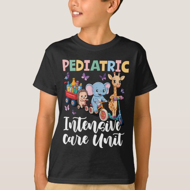 Paediatrics Intensive Care Unit Cute Animals Groov T-Shirt (Front)