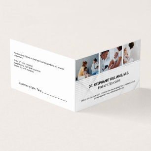 Paediatrics Medical Health Care Workers Business Card