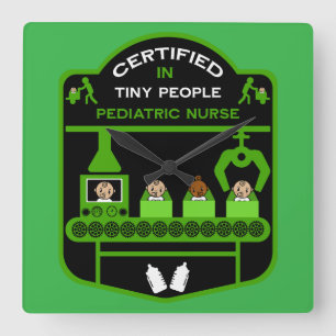 Paediatrics Nurse Appreciation gifts Square Wall Clock