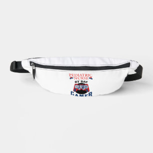 Paediatrics Nurse By Day Gamer By Night -Paediatri Bum Bags