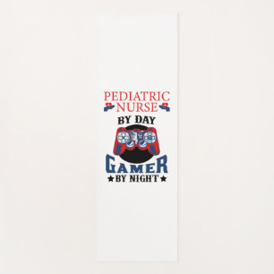 Paediatrics Nurse By Day Gamer By Night -Paediatri Yoga Mat