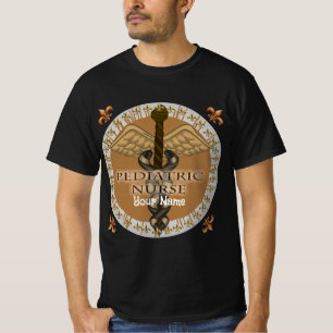 Paediatrics Nurse Caduceus T-Shirt