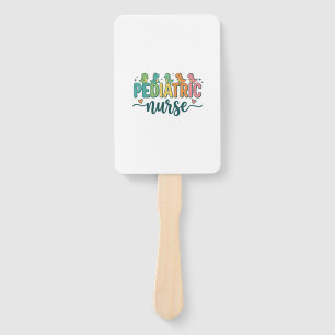 Paediatrics Nurse Dinosaur Vintage Style Shirt Des Hand Fan