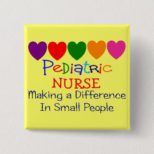 Paediatrics Nurse Gifts 15 Cm Square Badge