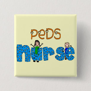 Paediatrics Nurse Gifts 15 Cm Square Badge
