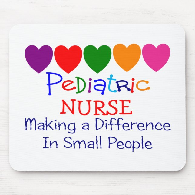 Paediatrics Nurse Gifts Mouse Mat (Front)
