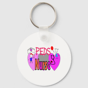 Paediatrics Nurse Gifts, Unique Fun Designs Key Ring