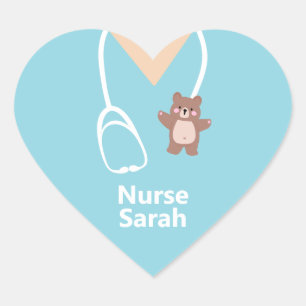 Paediatrics Nurse  Heart Sticker