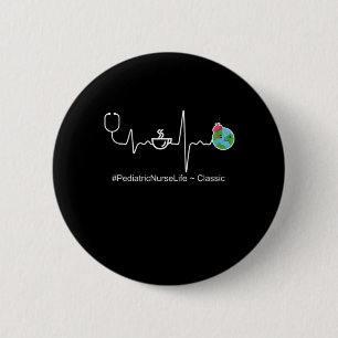 Paediatrics Nurse Life Doctor Profession Job Gift 6 Cm Round Badge