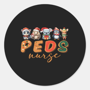 Paediatrics Nurse Life Nursing Peds Nurse Cookie C Classic Round Sticker