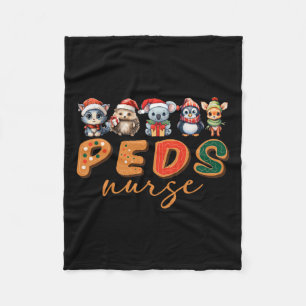 Paediatrics Nurse Life Nursing Peds Nurse Cookie C Fleece Blanket