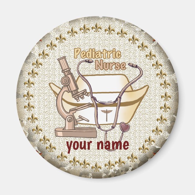 Paediatrics Nurse magnet  (Front)