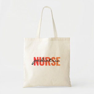 Paediatrics Nurse Modern Typography Tote Bag
