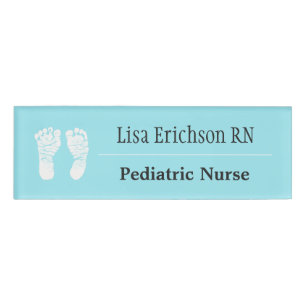 Paediatrics Nurse Name Tag Personalised