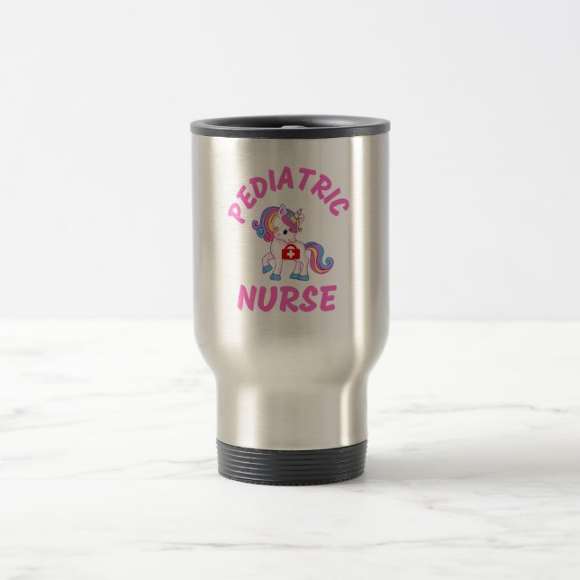 Paediatrics nurse, paediatrics nurse practitioner  travel mug (Center)