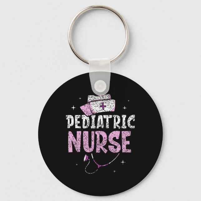 Paediatrics Nurse Paediatrics Nurses Nursing  Key Ring (Front)