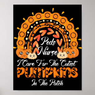 Paediatrics Nurse PEDS RN Paediatrician Rainbow 20 Poster