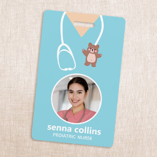 Paediatrics Nurse Photo ID Badge