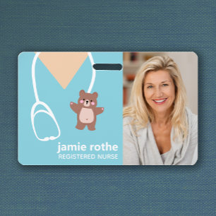 Paediatrics Nurse Photo ID Badge