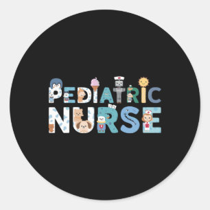 Paediatrics Nurse Picu  Classic Round Sticker