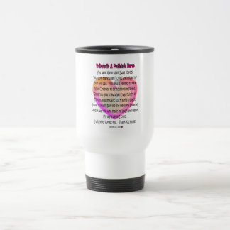 Paediatrics Nurse Poem Gifts Travel Mug