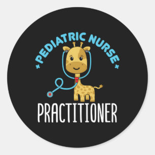 Paediatrics Nurse Practitioner Classic Round Sticker