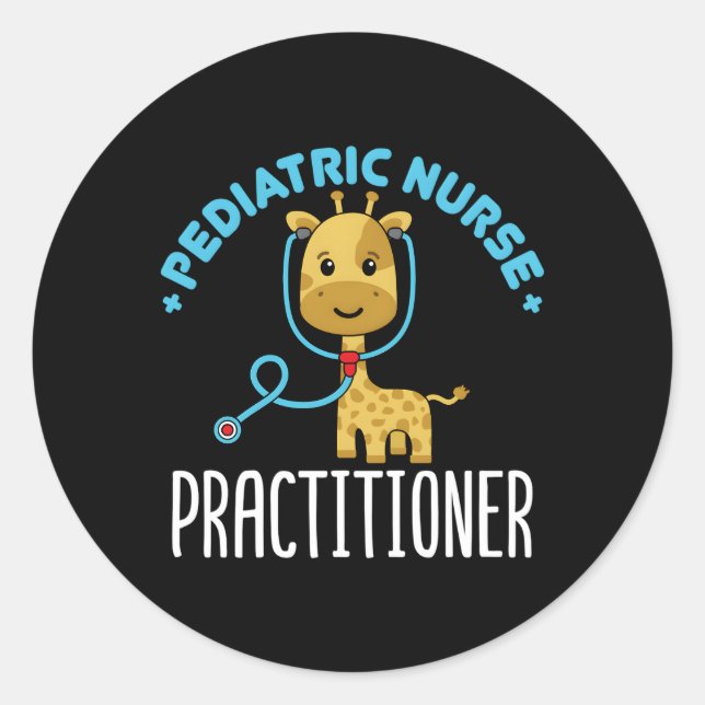 Paediatrics Nurse Practitioner Classic Round Sticker (Front)