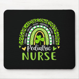 Paediatrics Nurse Rainbow St Patricks Day Peds Nur Mouse Mat