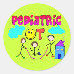 Paediatrics Occupational Therapist Gifts Classic Round Sticker