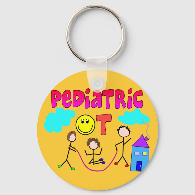 Paediatrics Occupational Therapist Gifts Key Ring (Front)