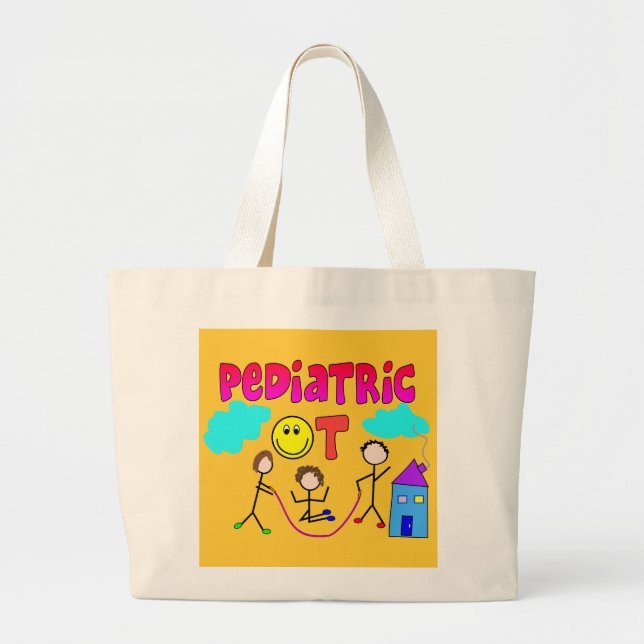Paediatrics Occupational Therapist Gifts Large Tote Bag (Front)
