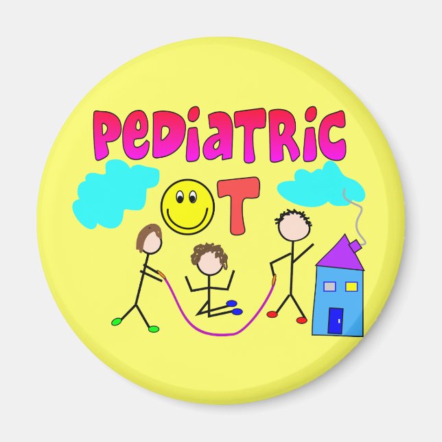 Paediatrics Occupational Therapist Gifts Magnet (Front)