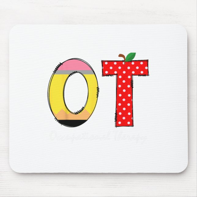 Paediatrics Occupational Therapy Ck To School Ot T Mouse Mat (Front)