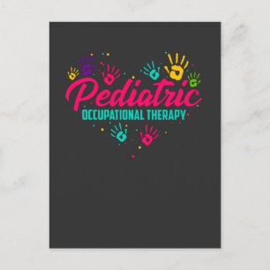 Paediatrics Occupational Therapy Colourful Heart A Postcard