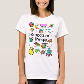 Paediatrics Occupational Therapy Colourful T-Shirt