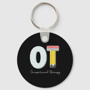 Paediatrics Occupational Therapy Cute Pencil Back Key Ring