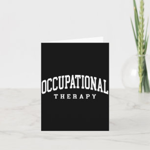 Paediatrics Occupational Therapy Occupational Card